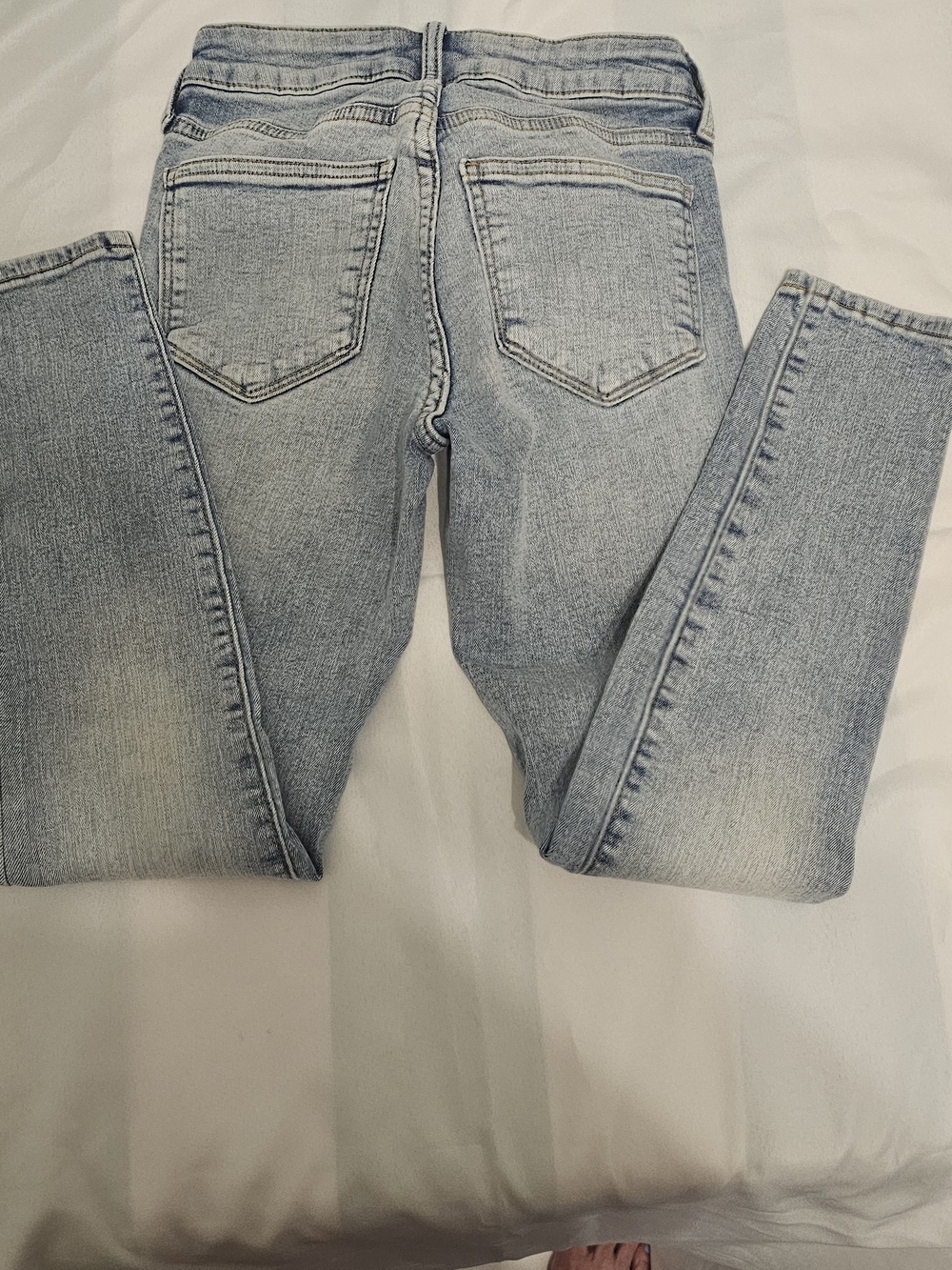 GAP Pale Blue Skinny Jeans - Washed Denim